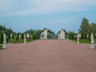 Fototapeta premium Oranienbaum Park. Lomonosov, St. Petersburg, Russia, August 02 2018