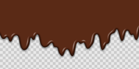 melted chocolate dripping