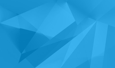Abstract polygonal blue background