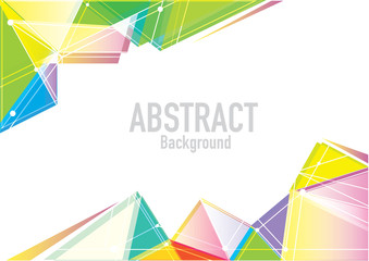 Geometric colorful background abstract  vector