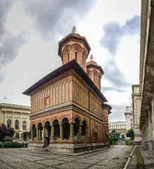 Old Kretzulescu Church in Bucharest Romania