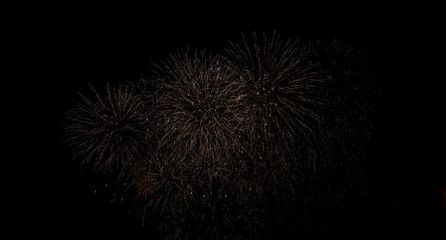 Annual summer fireworks event at Scheveningen beach in Den Haag, The Hague, Netherlands