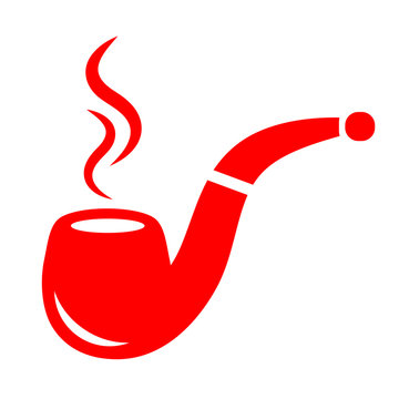 Red Pipe Vector Icon