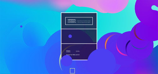 Fluid color background. Liquid shape . Eps10 vector.