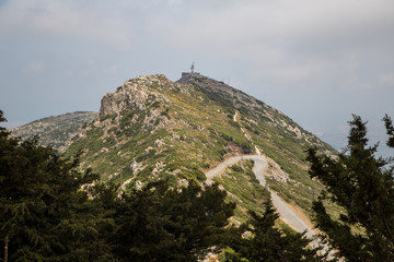 Gipfel des Jouchtas auf Kreta