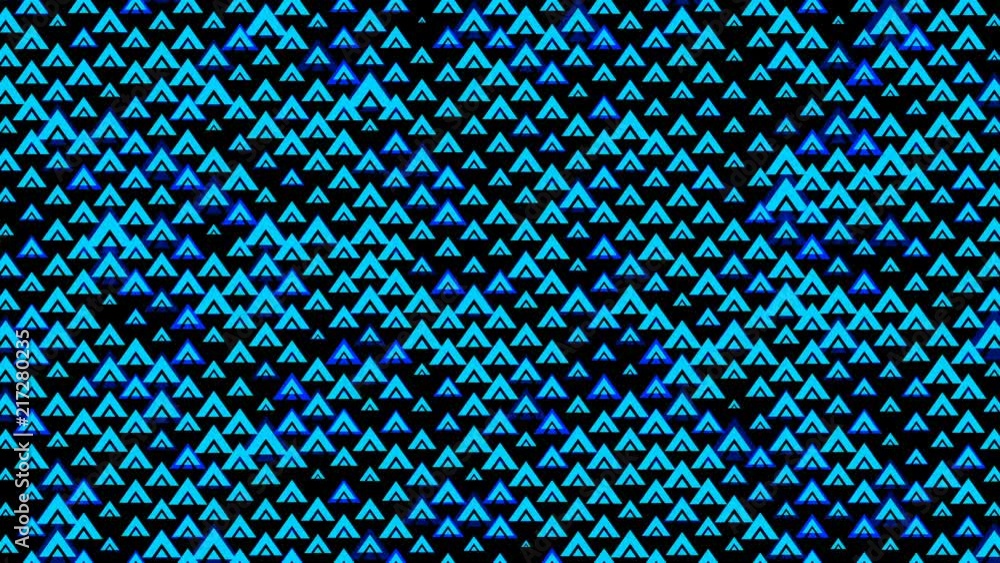 Poster abstract pattern blue triangles background motion video.
