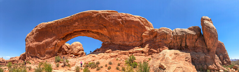 Turret Arch panoramic view, Arches National Park © jovannig