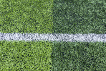 Close-up of artificial turf