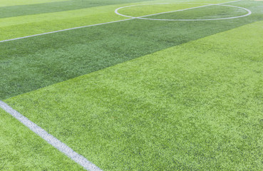 Close-up of artificial turf