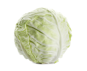 Obraz premium Fresh cabbage on white background