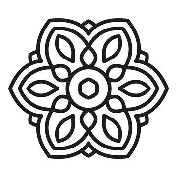 recommend clip art: Simple Mandala Shape for Coloring. Vector Mandala. Floral. Flower. Oriental. Book Page. Outline.