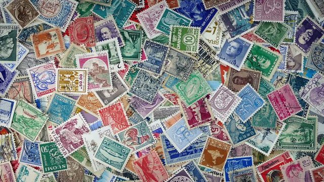 Mixed Vintage Stamps Of The World