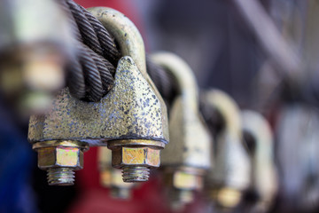 steel rope clamp