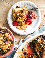 Homemade dessert on the table