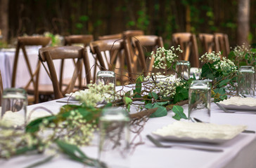 Wedding Flower Table Chair Decoration