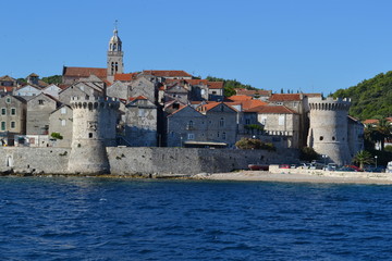 Fototapeta na wymiar Kroatien Meer und Architektur