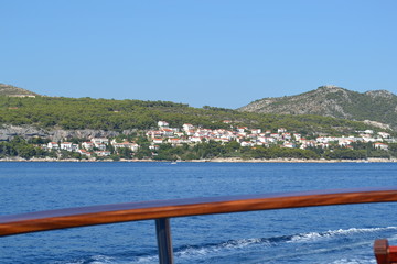 Fototapeta premium Kroatien Meer und Architektur