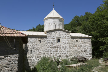 Fototapeta na wymiar Surb Khach Monastery Complex of Armenian Apostolic Church, Crimea