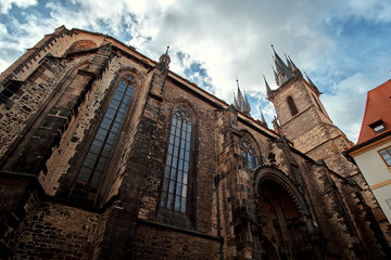 Church of Our Lady Mother og God before Tyn (Chram Matky Bozi pred Tynem) - 14th century Gothic...