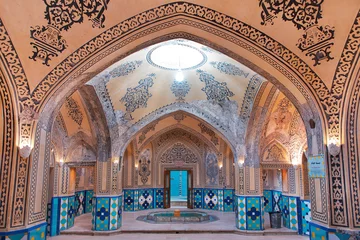 Fototapete Rund Nahen Osten Famous bathhouse in Kashan Iran   © pop_gino