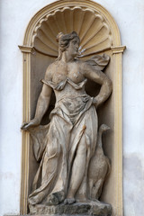 Fototapeta premium Castle and Castle Garden Weikersheim (Germany) / fragments