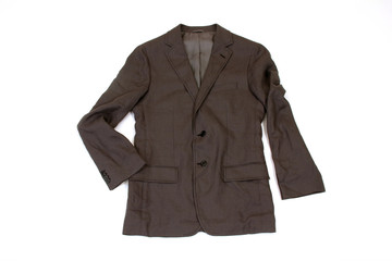 Linen jacket isolated on white