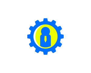 gear business people logo