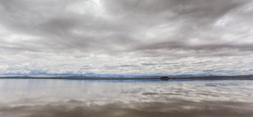 Laguna Llancanelo in Argentina