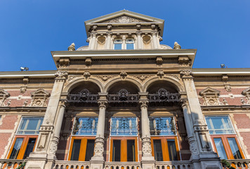 Fototapeta premium Facade of the city theater in Leiden, Netherlands