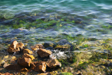 Rocks on the seashore