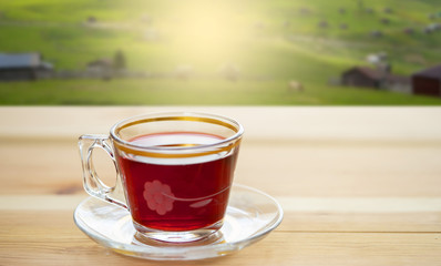 tea enjoyment business meeting meeting and landscape