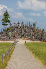 The hill of crosses near Siauliai, Lithuania