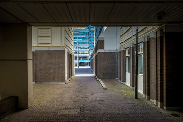 Netherlands, South Holland, a large empty room