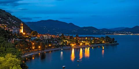 Cannero Riviera Blaue Stunde