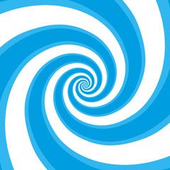 Blue hypnotic spiral.