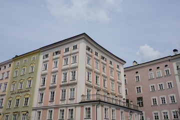 Fototapeta na wymiar Historical buildings in Salzburg, Austria