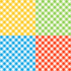 Gingham seamless pattern.