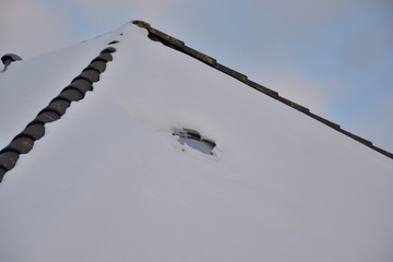 Schneelast auf Walmdach
