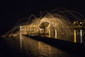Wire Wool Spinning
