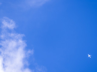 The Little White Airplane was in The Right Down Corner
