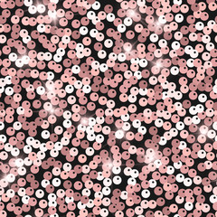 Glitter seamless texture. Admirable pink particles. Endless pattern made of sparkling spangles. Outs