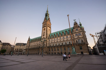 Hamburg City Hall is the seat of local government of the Free and Hanseatic City of Hamburg,...