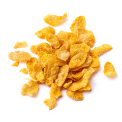Pile of the cornflakes