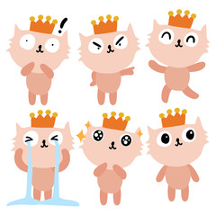 cat character vector design
