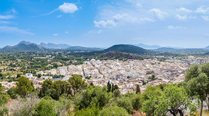 Panorama of Pollença, Mallorca