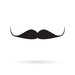 moustache icon- vector illustration