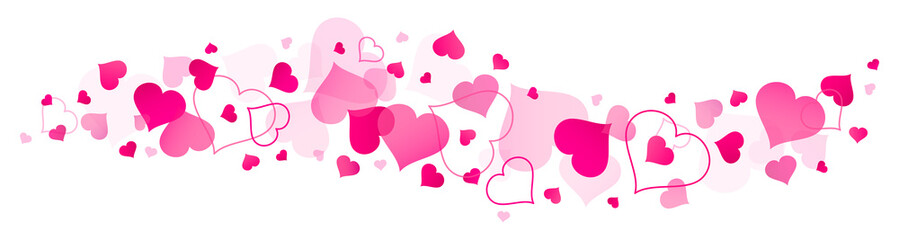 Pink Hearts Banner Buy This Stock Vector And Explore Similar