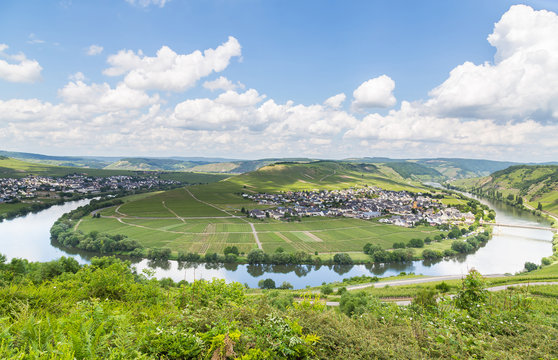 Moselschleife bei Trittenheim Panorama Deutschland
