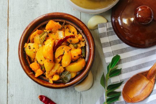 Homemade Gooseberry Pickle, selective focus