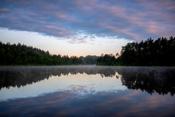 Fototapeta premium Morning at the lake